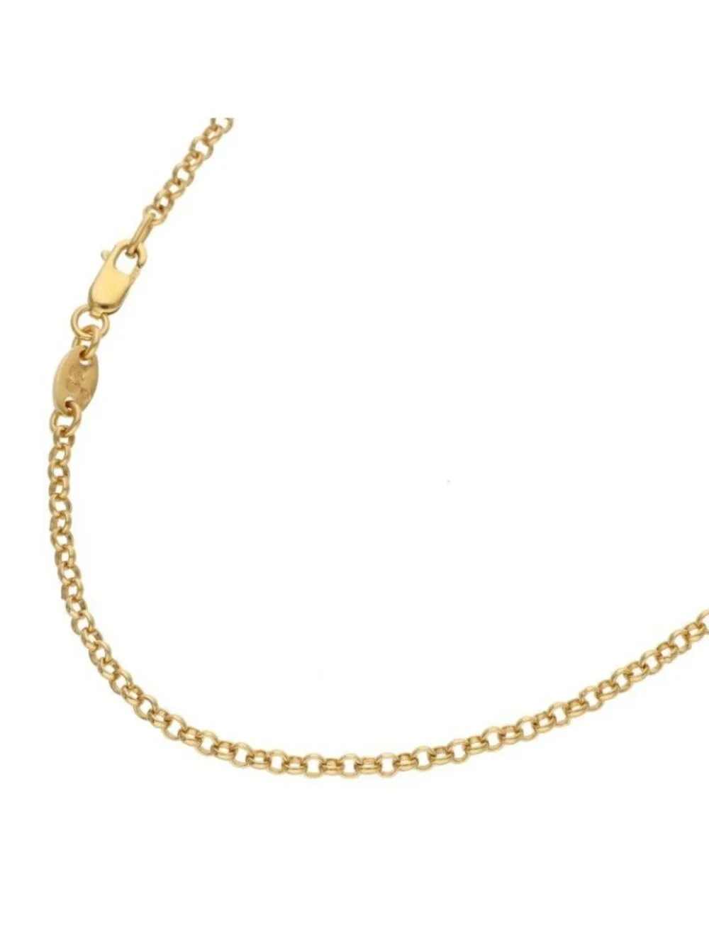 Chrome Hearts 22K Neckchain Roll Chain Gold Necklace